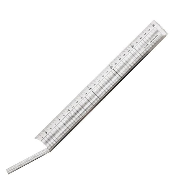 건축자 눈금자 문구자 커팅 방안자 30cm