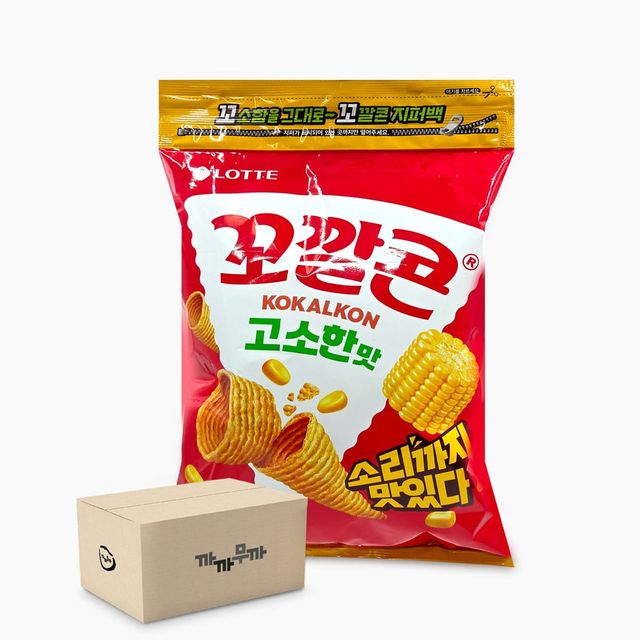 롯데 꼬깔콘 지퍼백 고소한맛 235g 1박스-6개