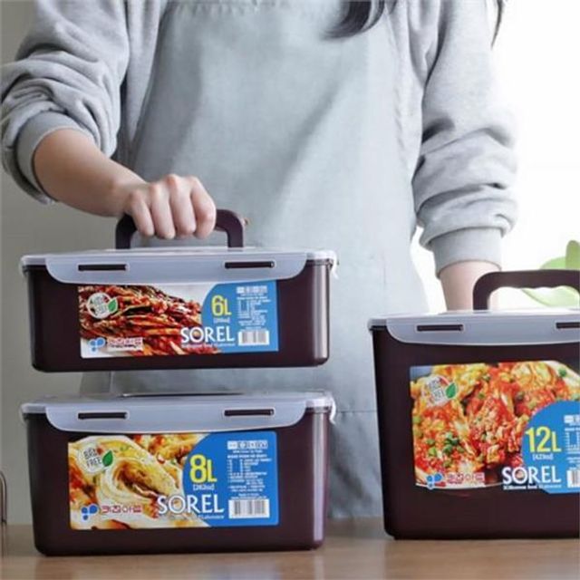 대용량 김치 밀폐 용기 김치냉장고 김치 보관 용기 국내생산 반찬통