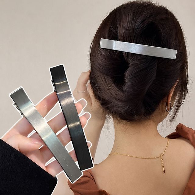 헤어핀 스텐 실버헤어핀 머리올림핀 - 이미지 2