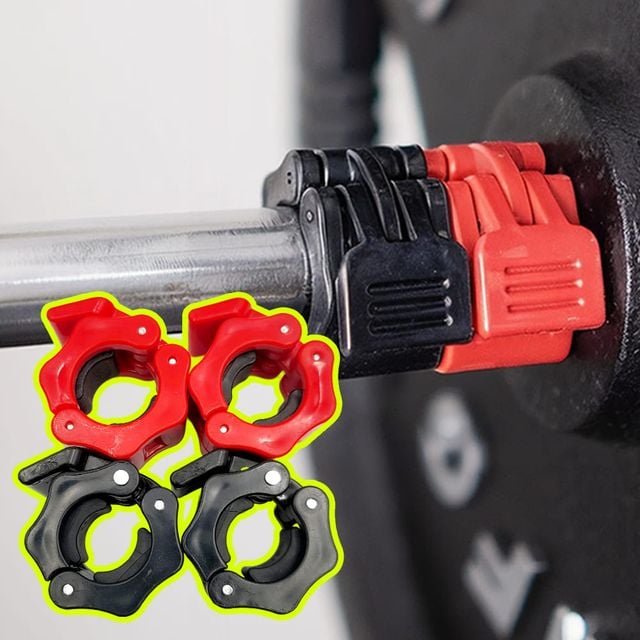 혜명몰 경량 봉 락조 바벨 마구리 25mm 2개 1세트 홈트 고정 역기봉 조임쇠 저 중량 원판 바벨클램프 바벨