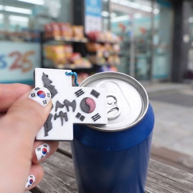 태극기 독도 캔따개 캔오프너 손톱보호 병따 네일샾 키링 개업선물 단체주문 - 이미지 1