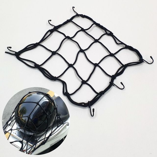 블랙 ZF 그물망 30x30 오토바이 짐고정