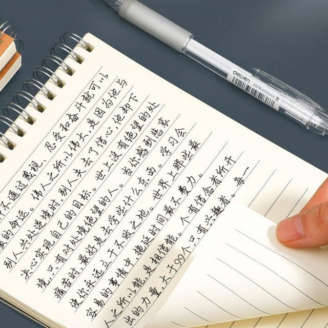 스프링 노트 4권 크라프트지노트 사무용노트 - 이미지 3