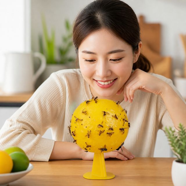 해충 끈끈이 벌레 포집기 과실파리 제거 덫 날벌레 채집용 패드 식당 카페