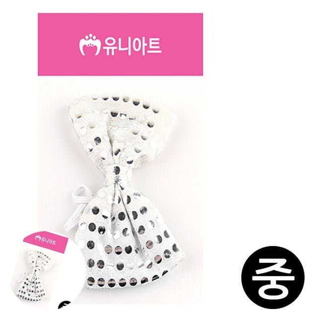 웨딩촬영넥타이 웨딩넥타이 나비넥타이 중 은색