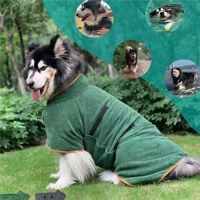 강아지 가운 L 고양이 가운 반려동물 목욕타월 드라이 흡수 타올 스포츠 물기제거 용품