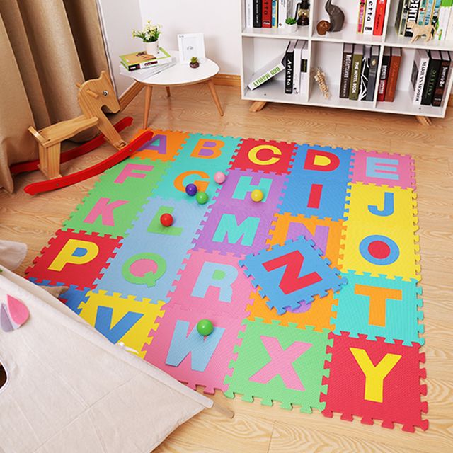 혜명몰 DK 영어 퍼즐매트 26P 30x30cm 조립식매트 EVA퍼즐매트 알파벳퍼즐 알파벳매트 PE퍼즐매트