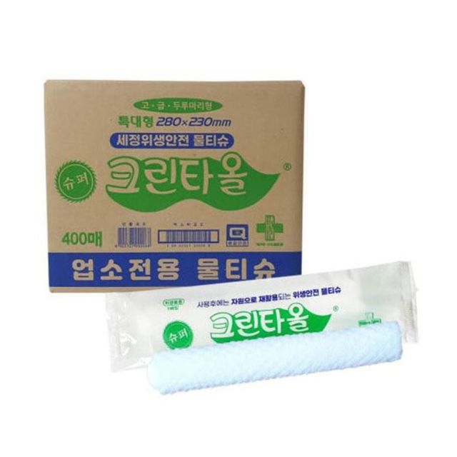 크린타올물티슈 업소용물티슈 크린타올 BOX포장물티슈 BOX포장