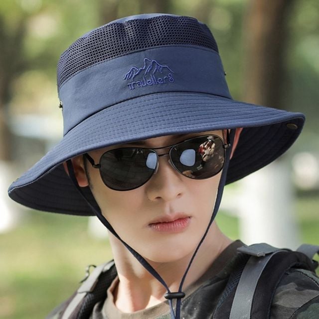 끈조절 빈티지 벙거지모자 썬캡 메쉬모자 햇빛가리게