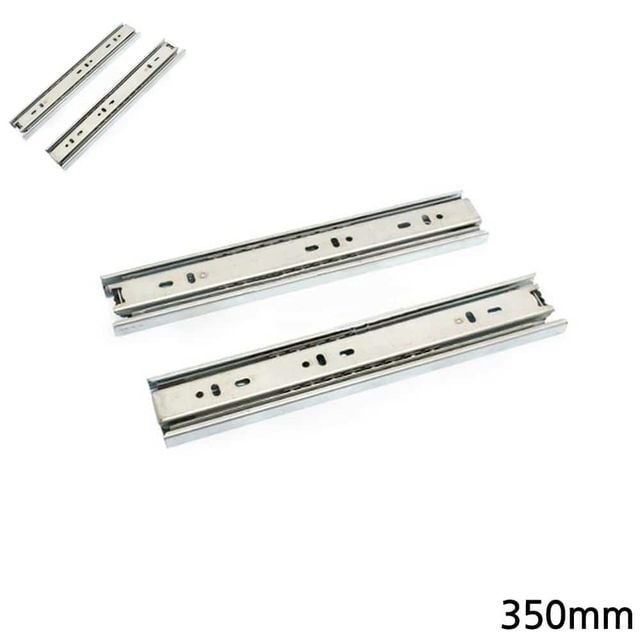 3단볼레일 서랍레일 35mm 350mm 3단레일 가구레일 3단서랍레일 서랍장레일