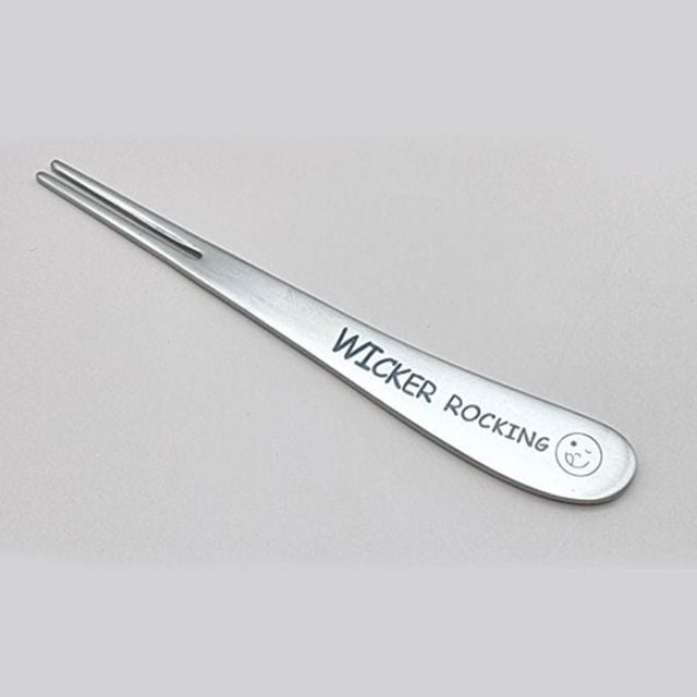 윙커 과일 포크 티포크 믹서 식기 커트러리 12cm