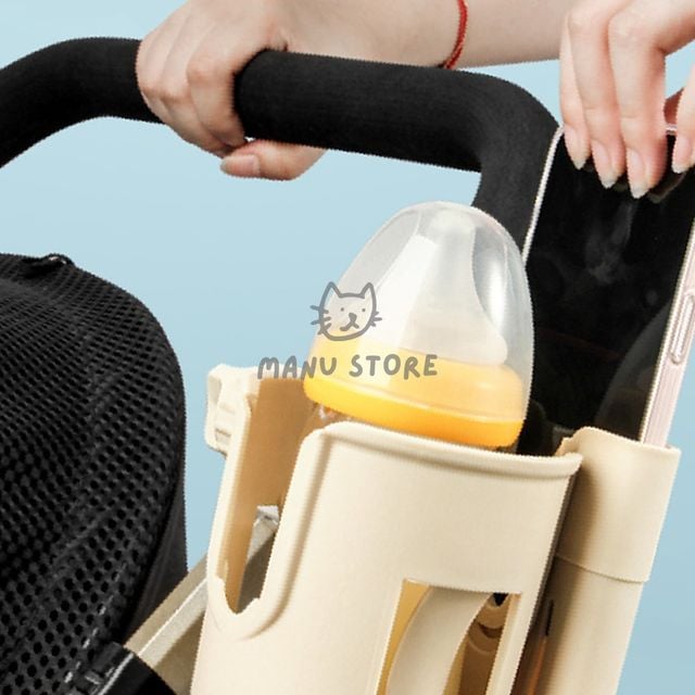 유모자핸드폰거치대 자전거거치대 유모차 컵홀더 스마트폰거치대 베이지