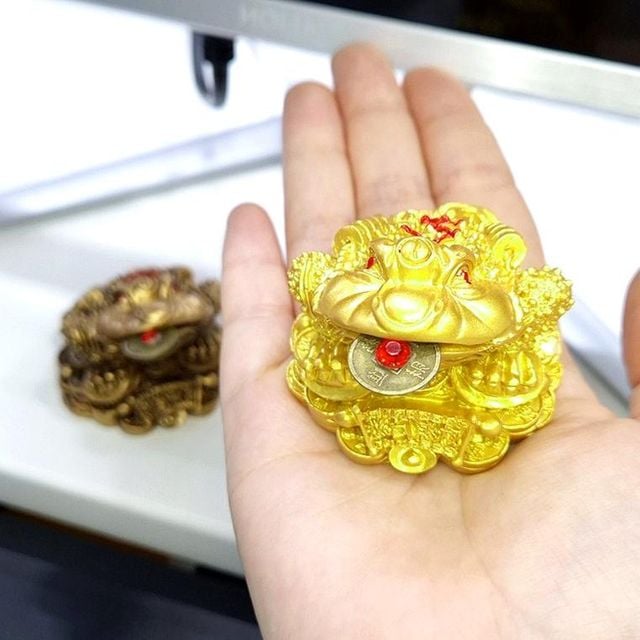 삼족두꺼비 풍수장식소품 개업선물 금전운 재물부