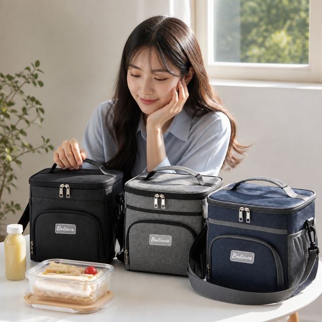 소형 보온보냉 파우치 점심 도시락 보냉백 가방
