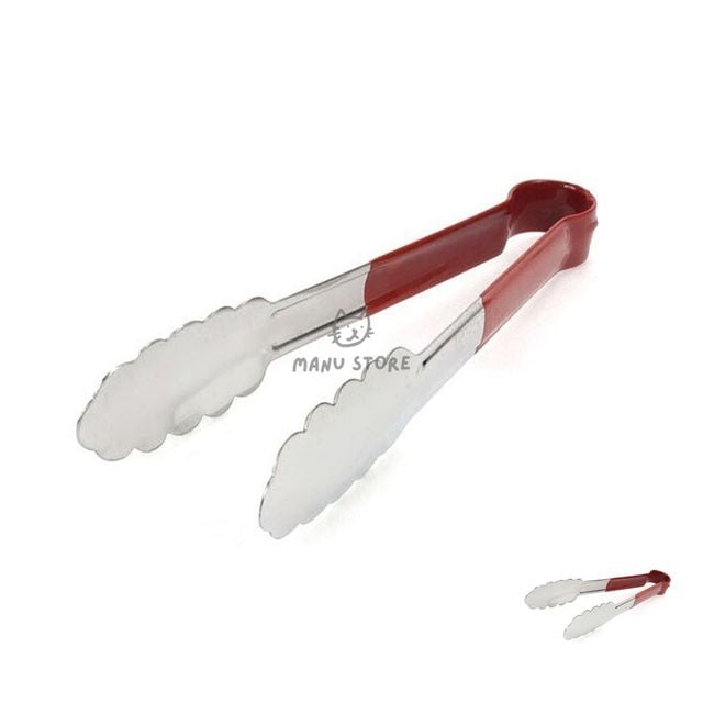 스텐주방집게 야채집게 코팅 집게 중 30cm