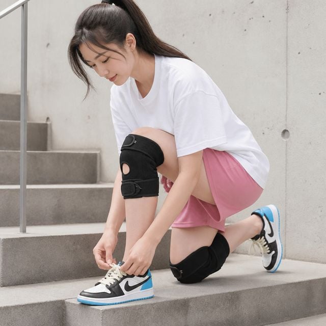무릎 등산 운동용 트레킹 헬스 러닝 스포츠 보조기