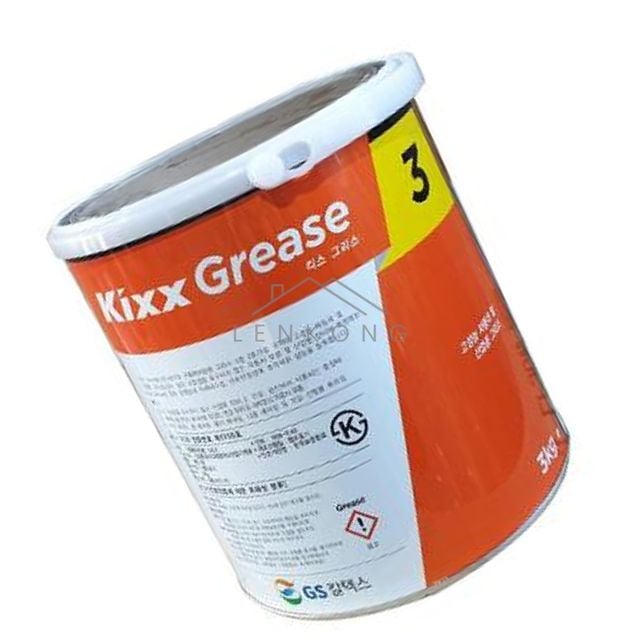볼베어링구리스 중장비그리스 구리스 Kixx Grease 3 6 3KG 골든펄 L4172630K1 1EA