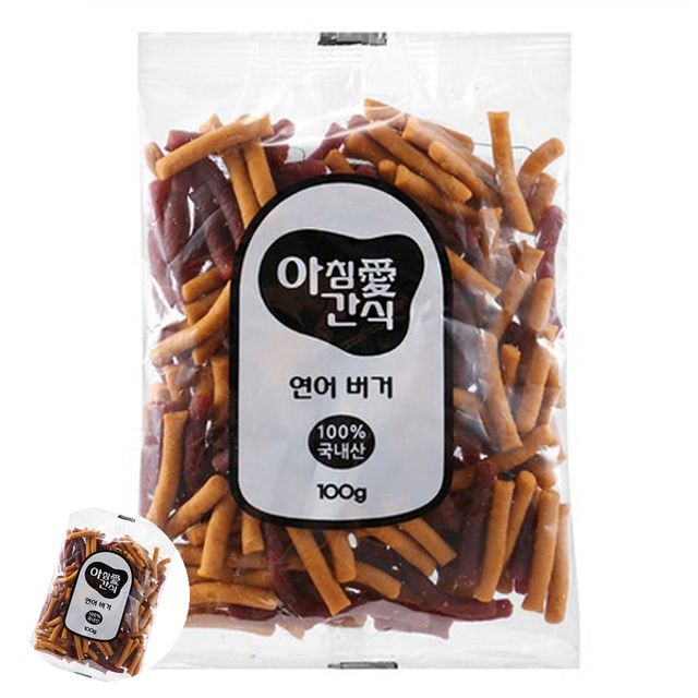 애견영양간식 강아지연어간식 연어버거 100g