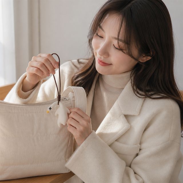 오리 로프 키홀더, 가방 액세서리 선물용 팬시 소품 - 이미지 1