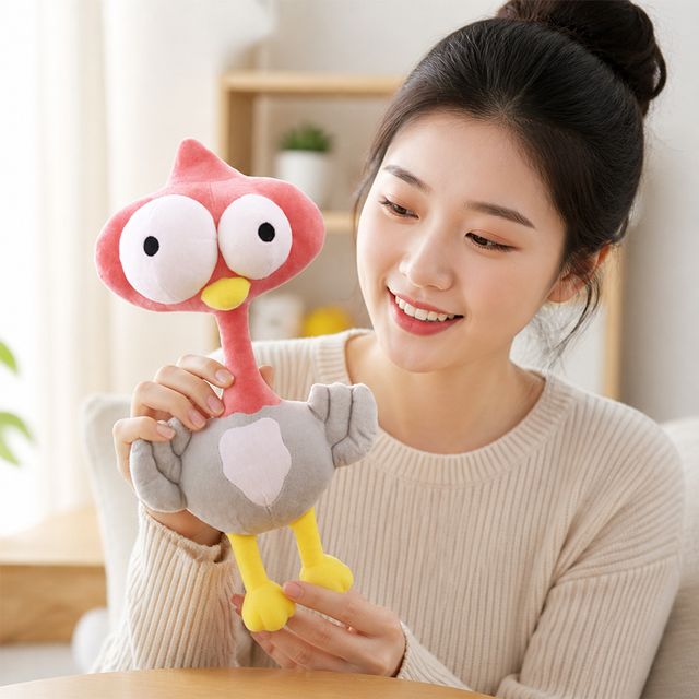 타조 인형 스트레스 해소 장난감 친구 생일 선물 웃긴 캐릭터 유머 잡화