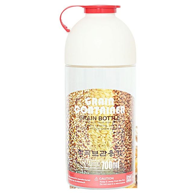 다용도 잡곡통 700ml 보관용기 씨리얼 쌀통 밀폐용기