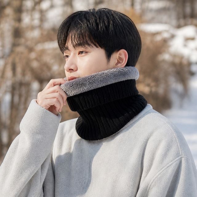 겨울 목도리 골지 짜임 방한 목토시 방한용품 방한용 방한템