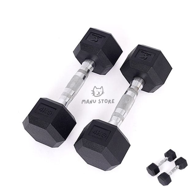 아령봉 가정용덤벨 육각덤벨 아령 4kg 2개 세트