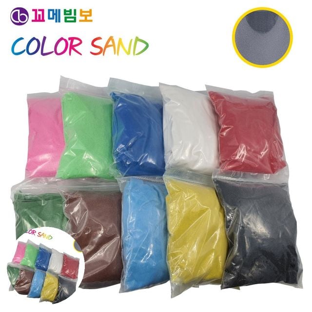 놀이체험완구 유아모래놀이 색모래 1kg 진회색