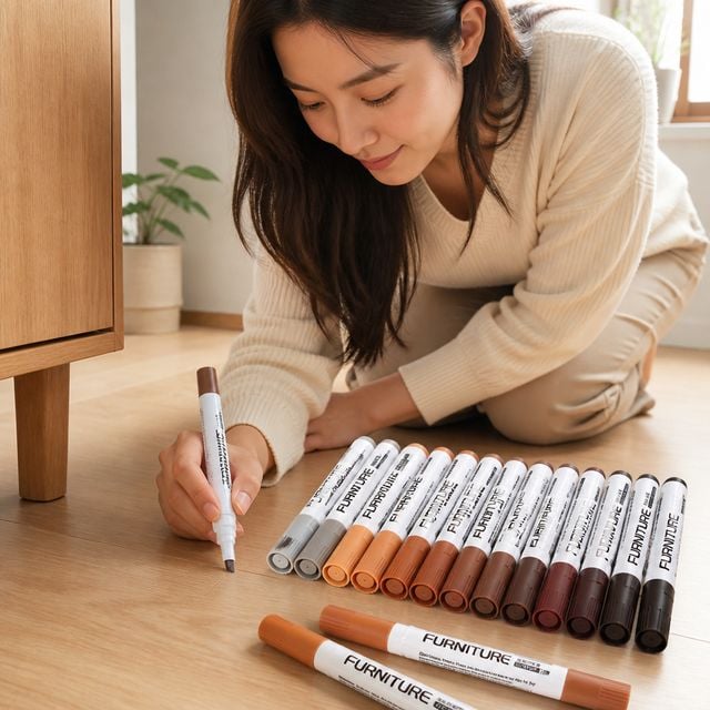 가구 흠집 마루 찍힘 스크래치 복원제 마커펜 바닥 보수 도구 - 이미지 1