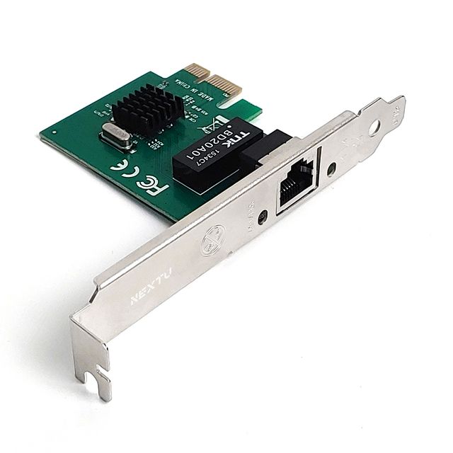 1포트 1G 기가비트 유선 랜카드 PCI-E 리얼텍칩셋 RJ45 랜포트 이더넷 MDI PC 컴퓨터 메인보드 인터넷 확장 - 이미지 2