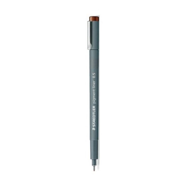 혜명몰 스테들러 피그먼트 라이너펜 칼라 갈색 308 05-76 0.5mm - 개 (1개입) 제도용펜 캘리그라피펜 그림 - 이미지 1