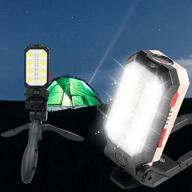 충전식 LED 캠핑 랜턴, 삼각대 포함 야외 조명등 - 이미지 2