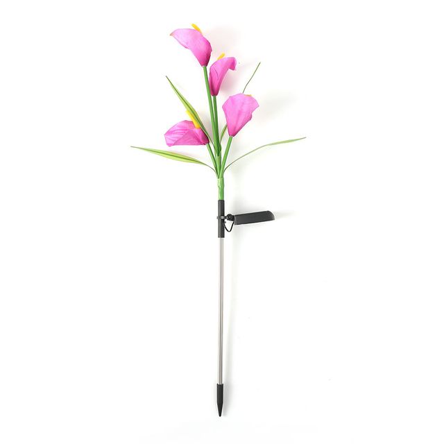 카라 LED 꽃조명 퍼플 꽃정원등 열조명 태양 광충전조명 야외조명등 광카페등 광정원등 광조명 - 이미지 2