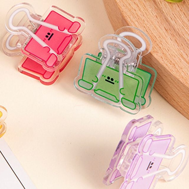 501757 캐릭터 아크릴 3p 혼합 집게