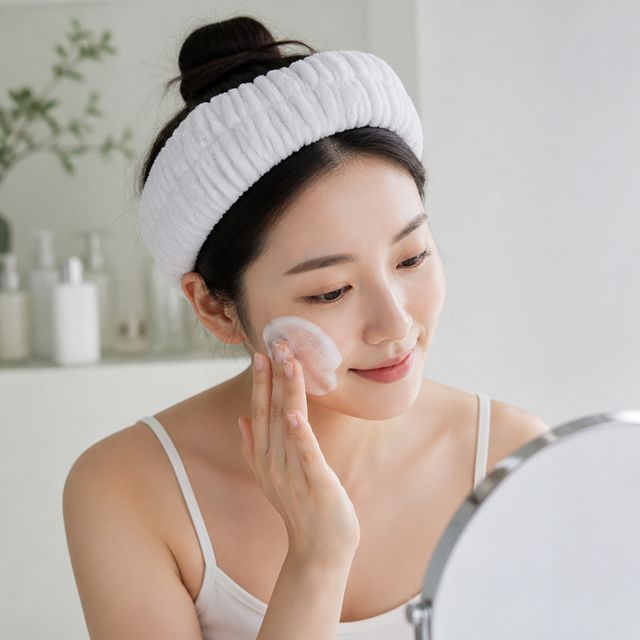세안밴드 머리띠 화장 세안 화장품 미용 메이크업 헤어 소품