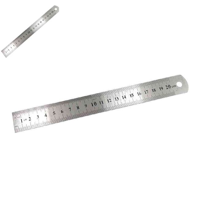 20cm 철자 직자 측정자 측정공구 스틸자