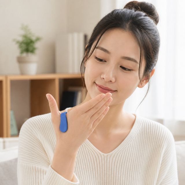 손가락 지압기 지압봉 마사지 스틱 엄지 검지 마사지기 셀프 지압용품 - 이미지 1