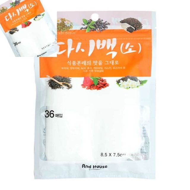 앤하우스 다시팩 소 36매입 국물팩 일회용국물팩주머니 국물용다시팩 국물팩중형