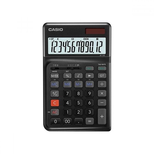 블랙 검정색 계산기 JE 12E
