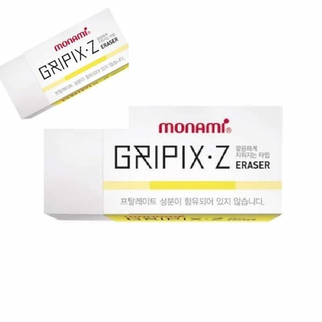 모나미 깔끔하게 지워지는 GRIPIX Z 소형 반투명 귀여운지우개 예쁜지우개 잘지워지는지우개 문구지우개