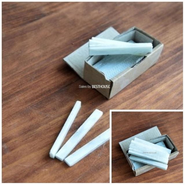 석필 67x4x11mm 14개 분필 가든 마커 이름표용 글씨쓰기 펜 원예용분필 가든분필 식물이름표쓰기펜 원예용