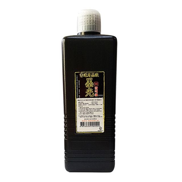 묵광 서예먹물 450ml 5P 연습용 참먹물 미술 준비물