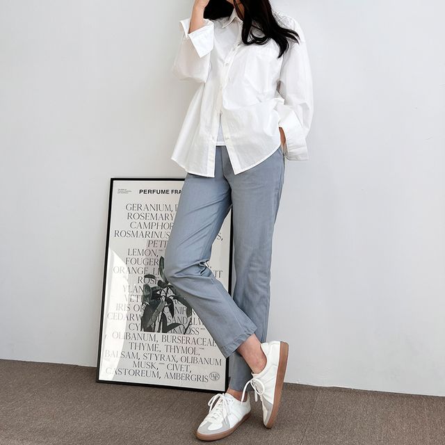 셀론 스티치 9부 밴딩 마바지 SD-6649A - 이미지 2