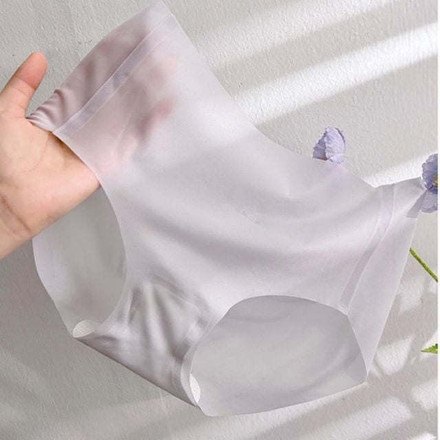아이스쿨 심리스 여성 팬티 여름 냉감 무봉제 노라인 속옷 인견