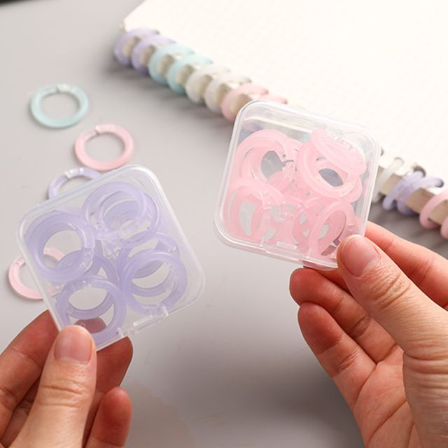 컬러 페이퍼링 루즈링 제본링 20P - 이미지 2