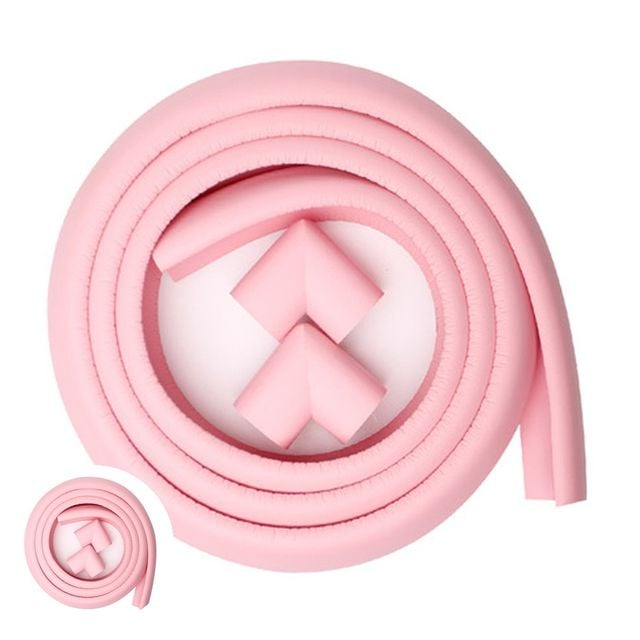 가구코너보호대 모서리보호대쿠션 유아 안전용품 모서리 코너 보호대 프리미엄 인디핑크
