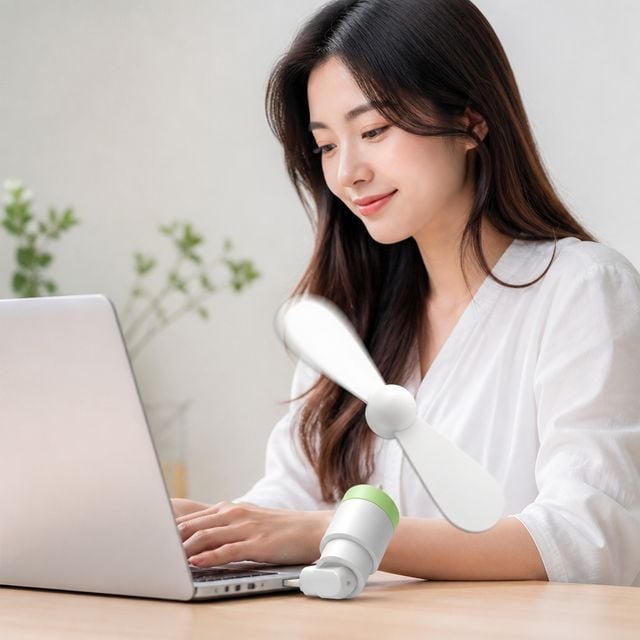 USB 핸디 선풍기 휴대용 냉방 가전 실외 활동 아이템 - 이미지 1