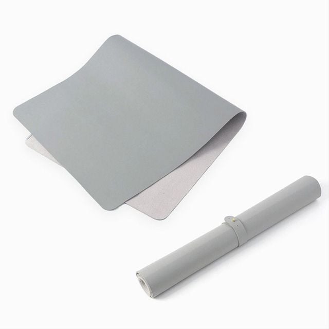 롤링 가죽 데스크매트 90x45cm 그레이