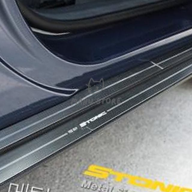 차량인테리어 자동차도어스커프 메탈 사이드스커프 스토닉